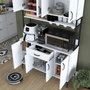 Hanah Home Armario Multiusos Blanco 120x198,6x40 cm